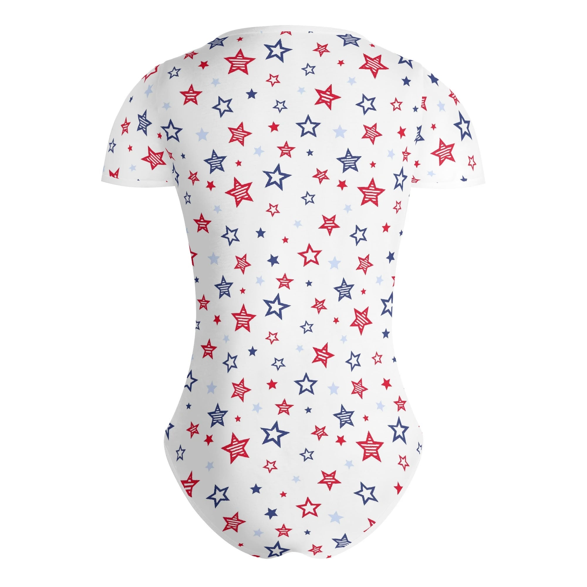 Womens Crew Neck Short Sleeve Slim Fit Bodysuit