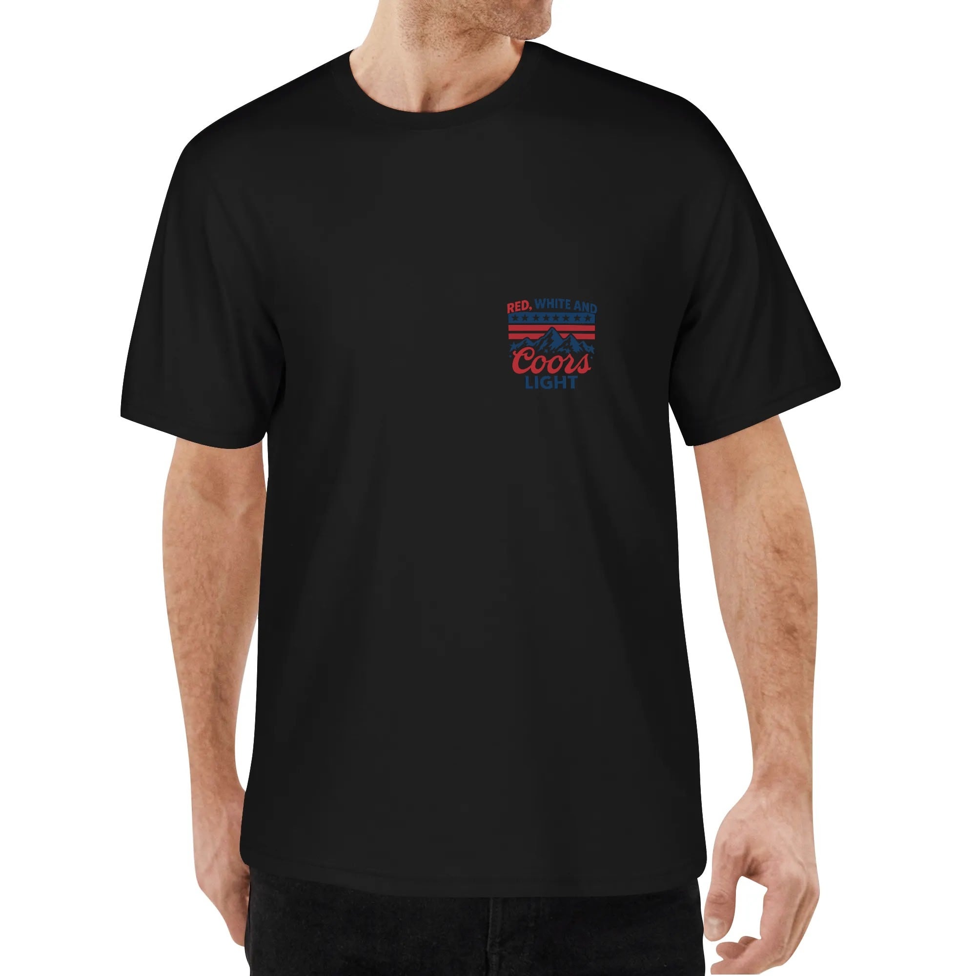 One Side Printing -Unisex Crew Neck Short Sleeve T Shirt