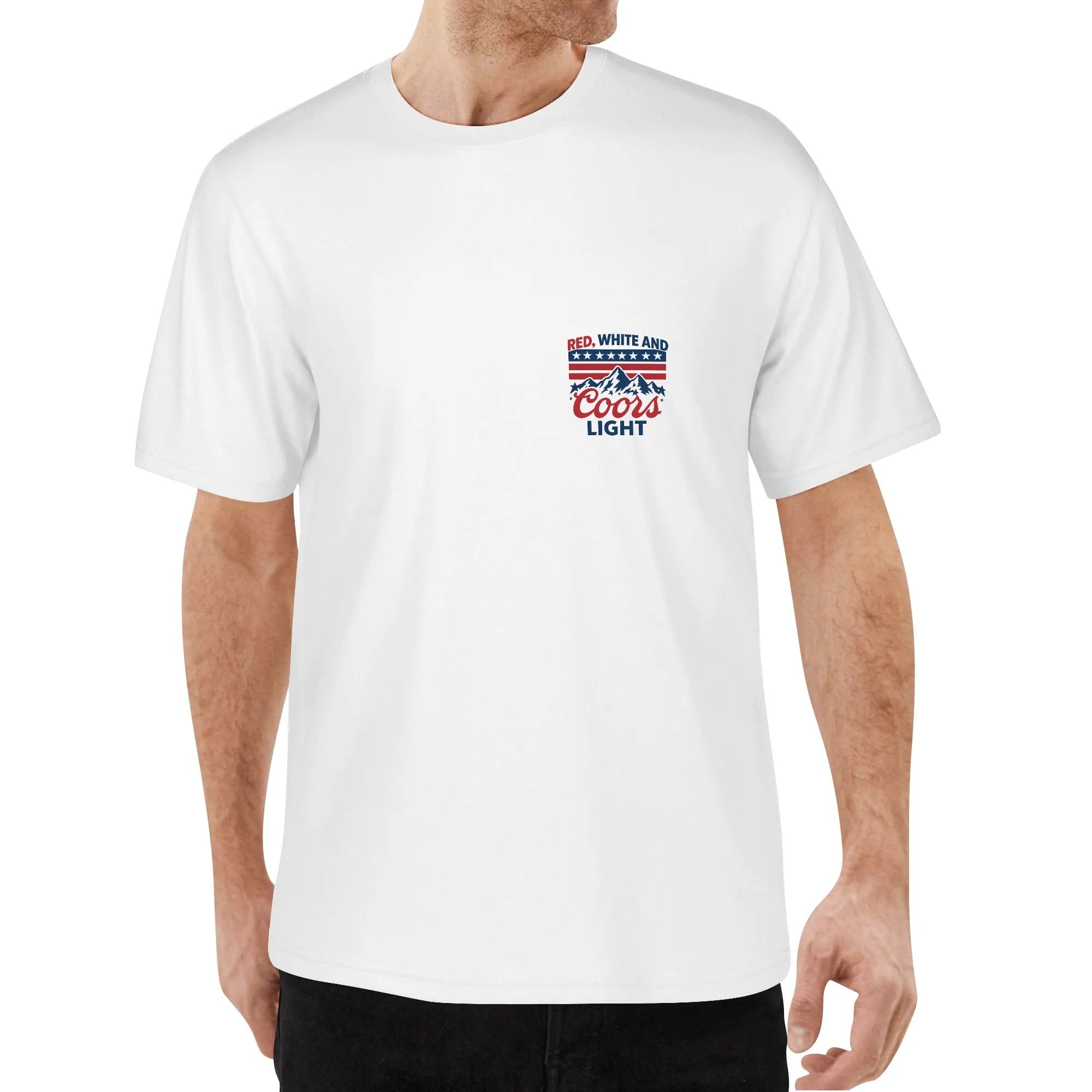One Side Printing -Unisex Crew Neck Short Sleeve T Shirt