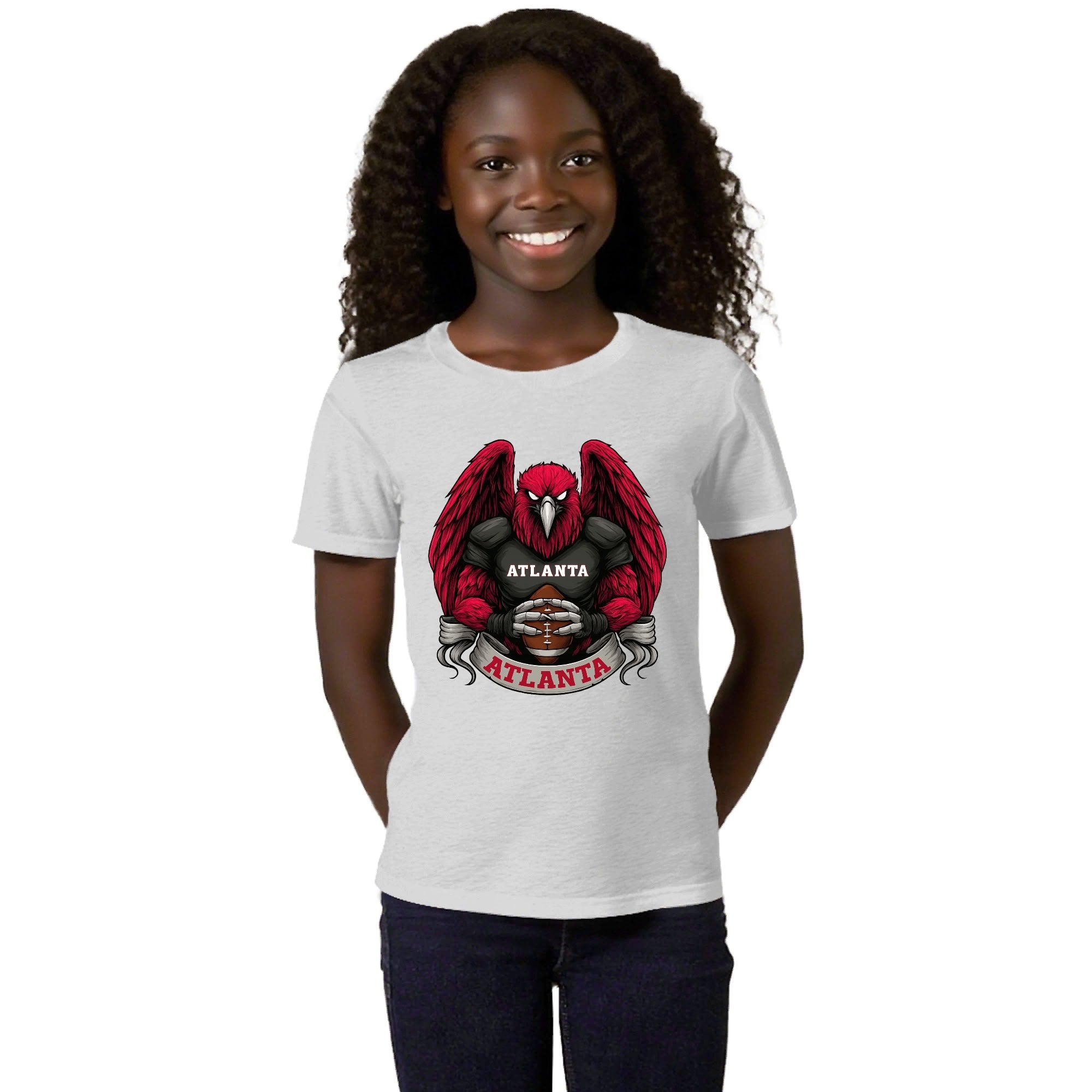 One Side Printed in US-Kids Crew neck T-shirts