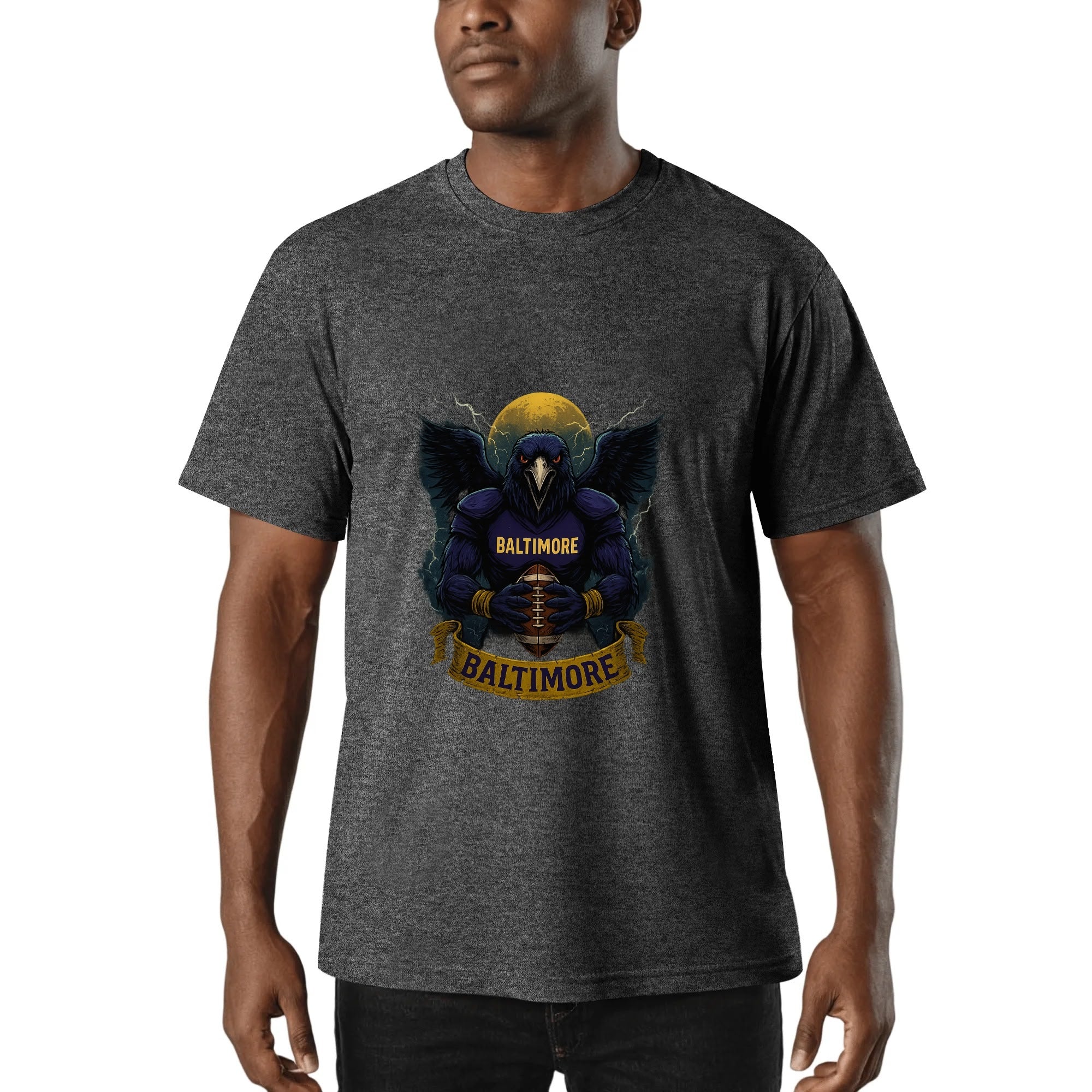 Atlanta Football T-Shirt – Men’s Graphic Tee | Sports Fan Gift | Bold Red Bird Design | Game Day Apparel for Atlanta Fans
