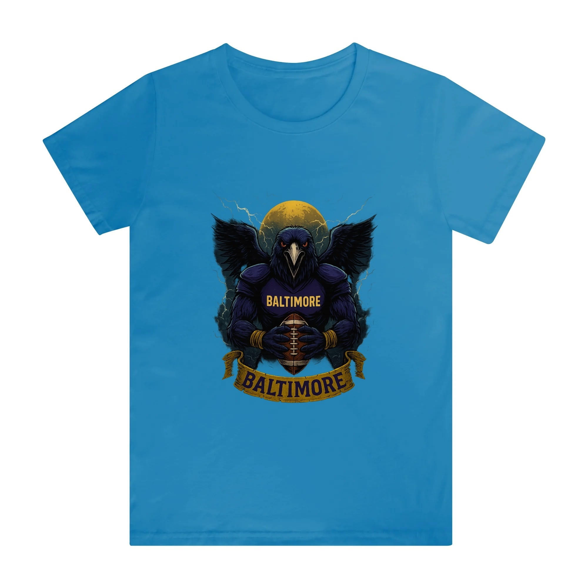 One Side Printed in US-Woman Crew neck T-shirts