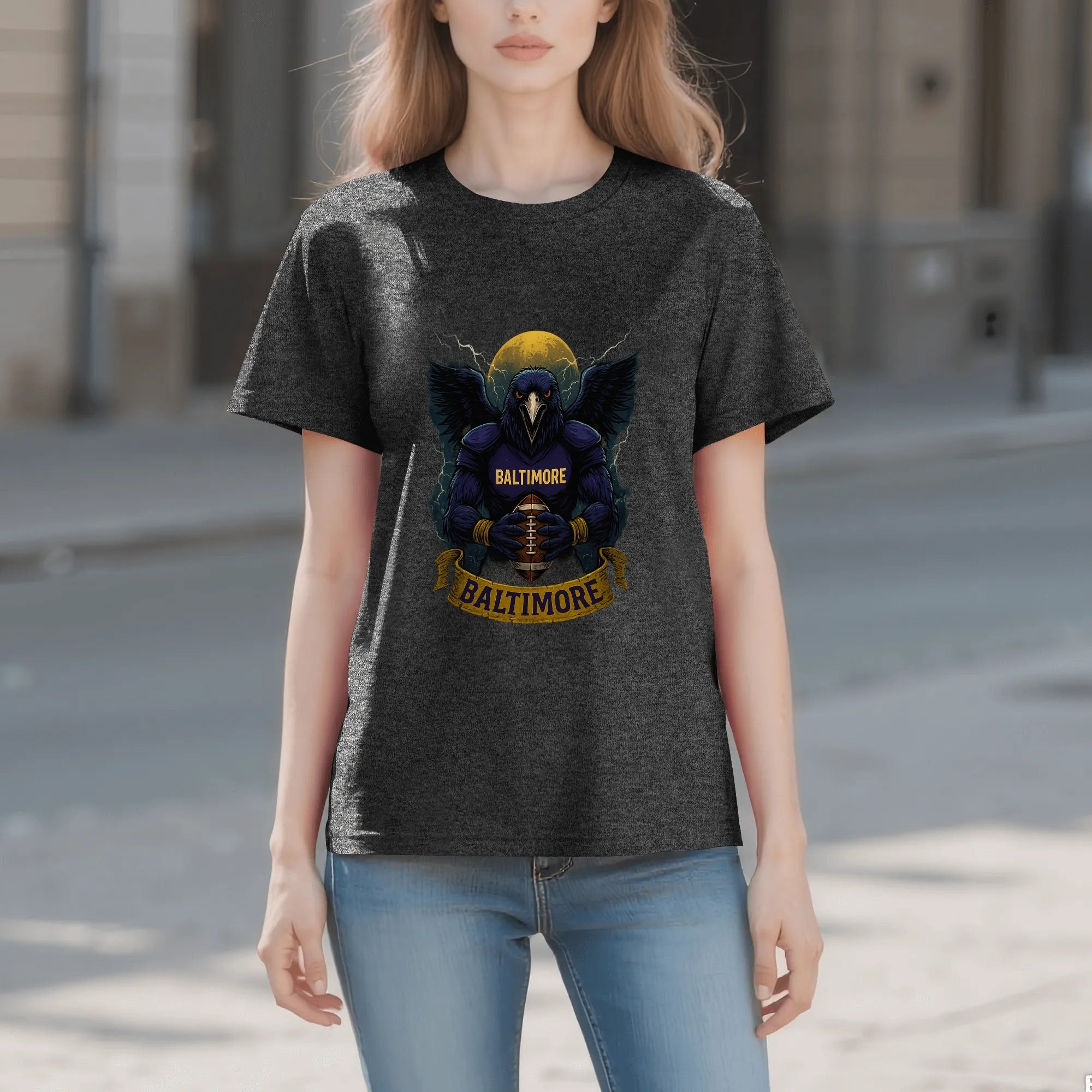 Atlanta Football T-Shirt – Men’s Graphic Tee | Sports Fan Gift | Bold Red Bird Design | Game Day Apparel for Atlanta Fans