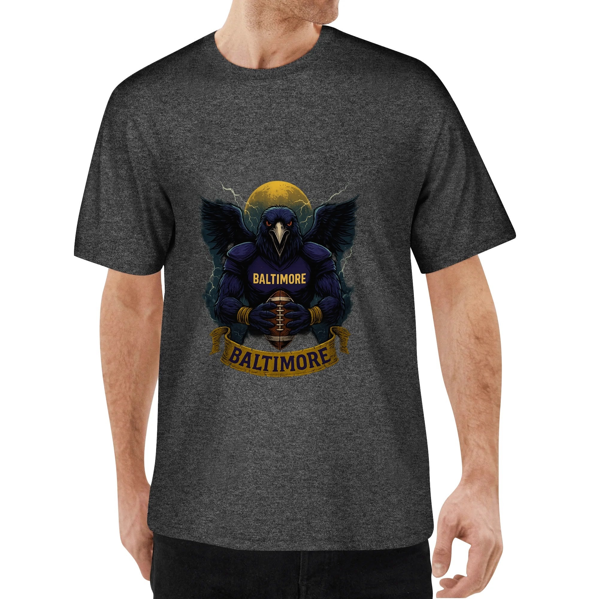 Atlanta Football T-Shirt – Men’s Graphic Tee | Sports Fan Gift | Bold Red Bird Design | Game Day Apparel for Atlanta Fans