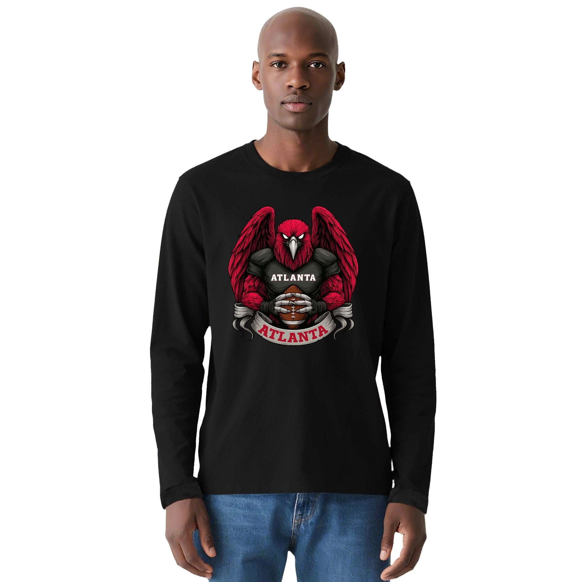 One Side Printed in US- Unisex Crew Neck Long Sleeve T-shirts
