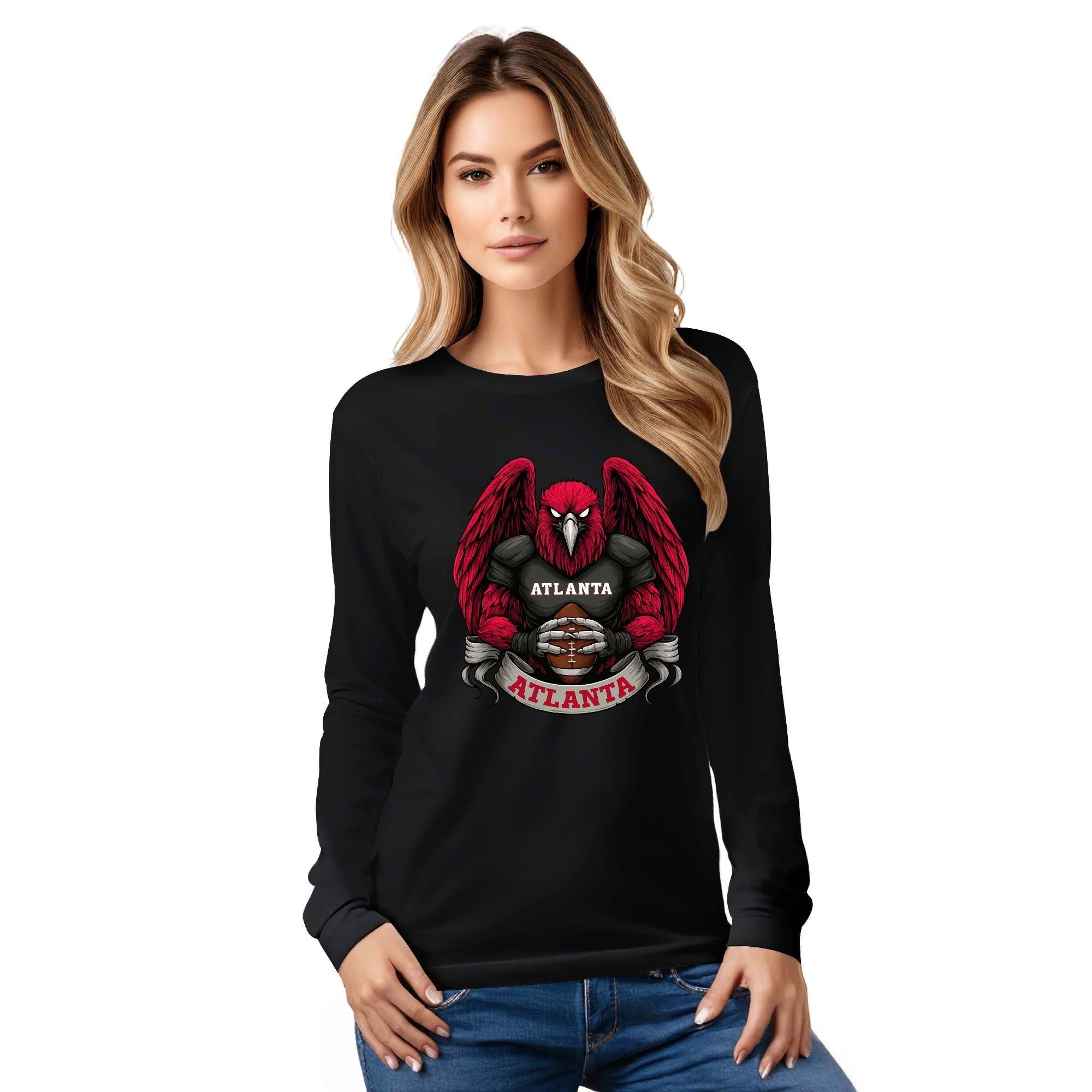 One Side Printed in US- Unisex Crew Neck Long Sleeve T-shirts