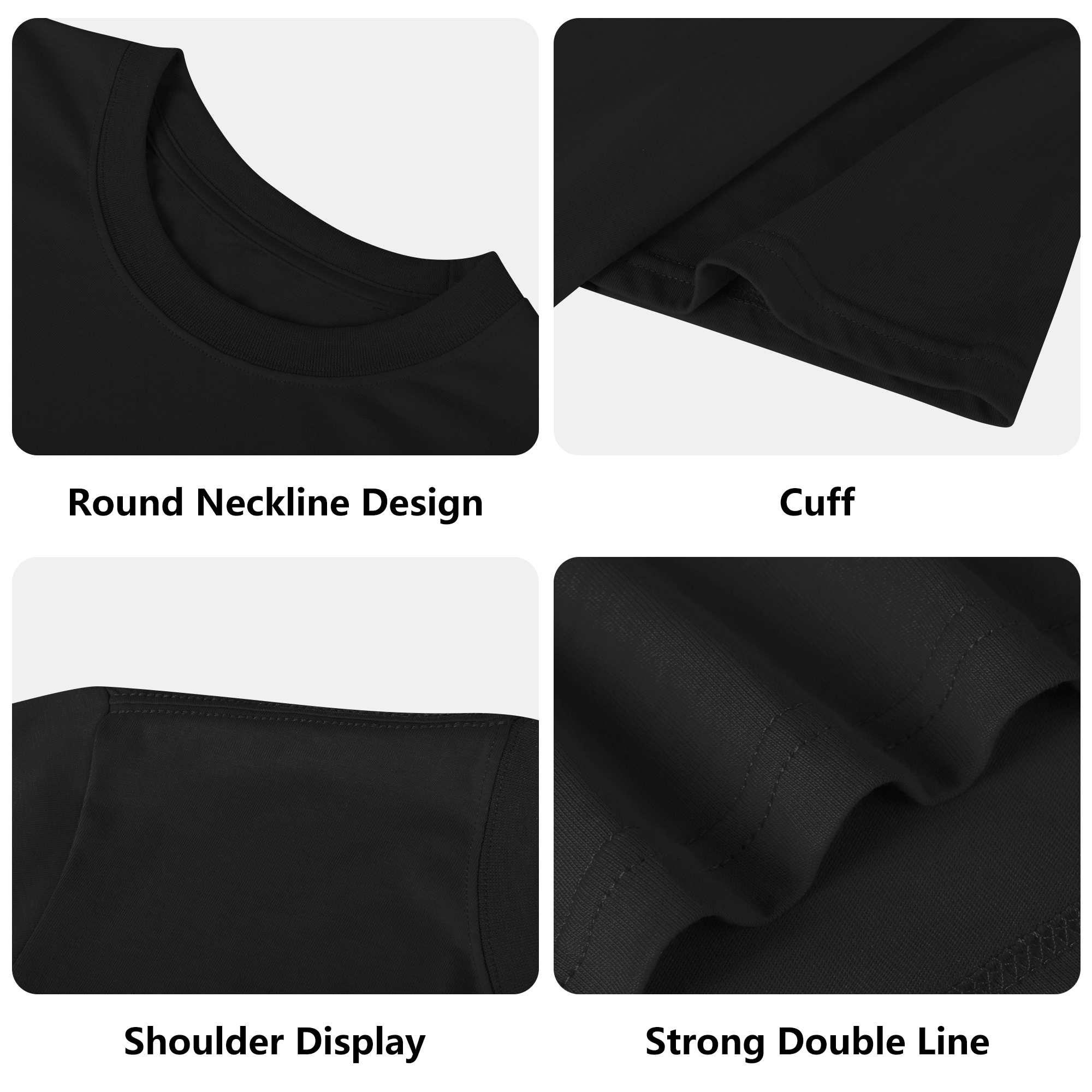 One Side Printing -Unisex Crew Neck Short Sleeve T Shirt