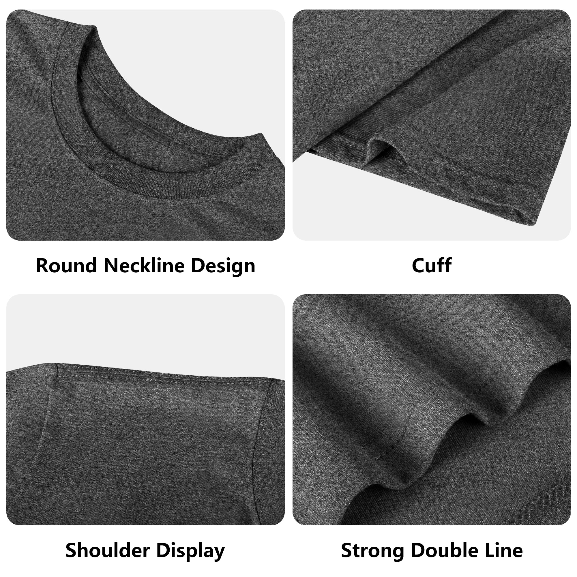 One Side Printing -Unisex Crew Neck Short Sleeve T Shirt