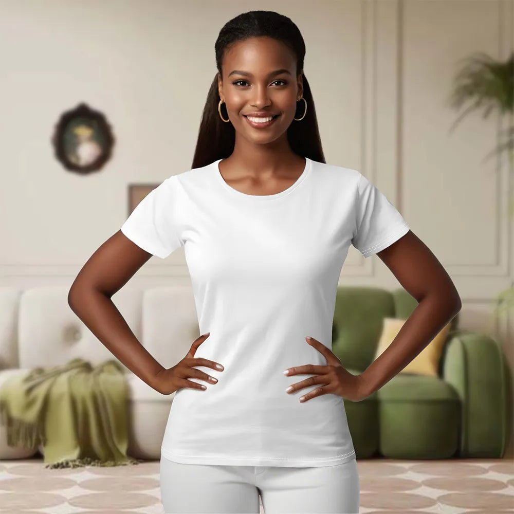 Women's Crew Neck Short Sleeve T-shirt