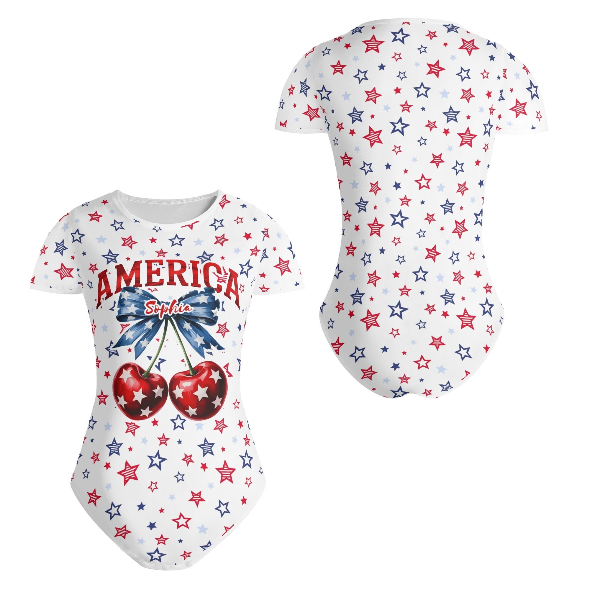 Womens Crew Neck Short Sleeve Slim Fit Bodysuit