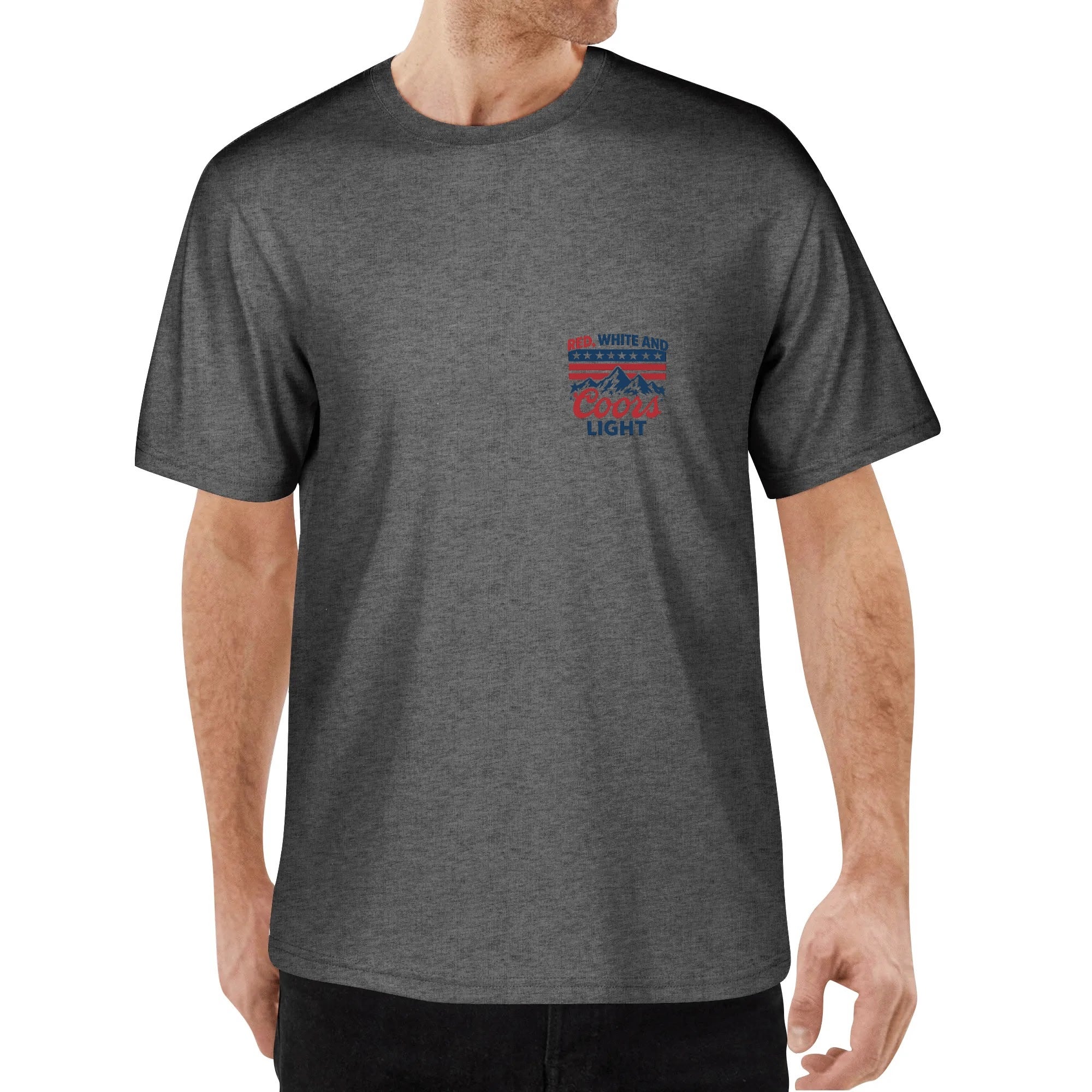 One Side Printing -Unisex Crew Neck Short Sleeve T Shirt