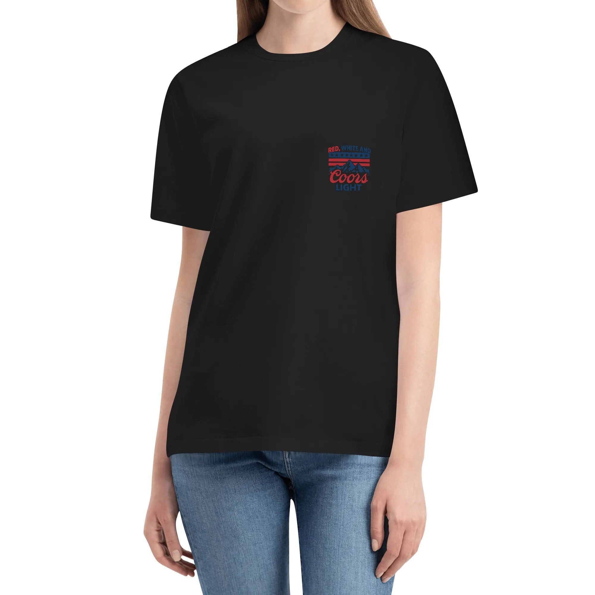 One Side Printing -Unisex Crew Neck Short Sleeve T Shirt