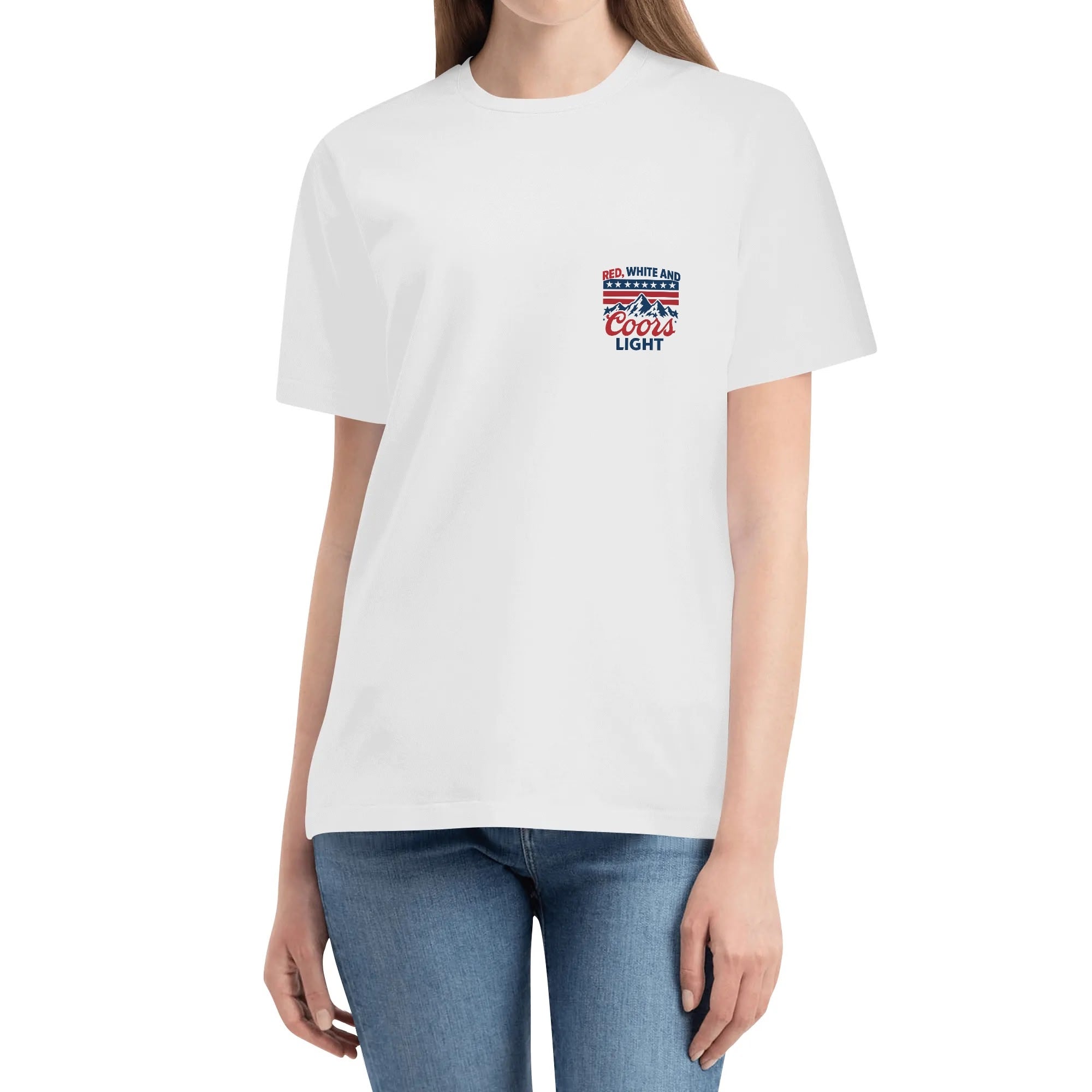 One Side Printing -Unisex Crew Neck Short Sleeve T Shirt