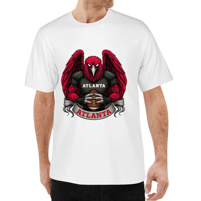 Atlanta  Football T-Shirt – Men’s Graphic Tee | Sports Fan Gift | Bold Red Bird Design | Game Day Apparel for Atlanta Fans