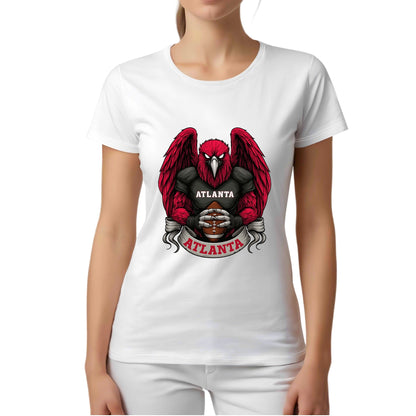 One Side Printed in US-Woman Crew neck T-shirts