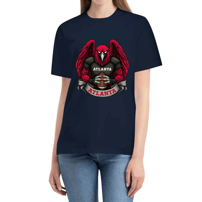 Atlanta  Football T-Shirt – Men’s Graphic Tee | Sports Fan Gift | Bold Red Bird Design | Game Day Apparel for Atlanta Fans