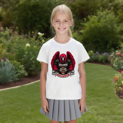 One Side Printed in US-Kids Crew neck T-shirts