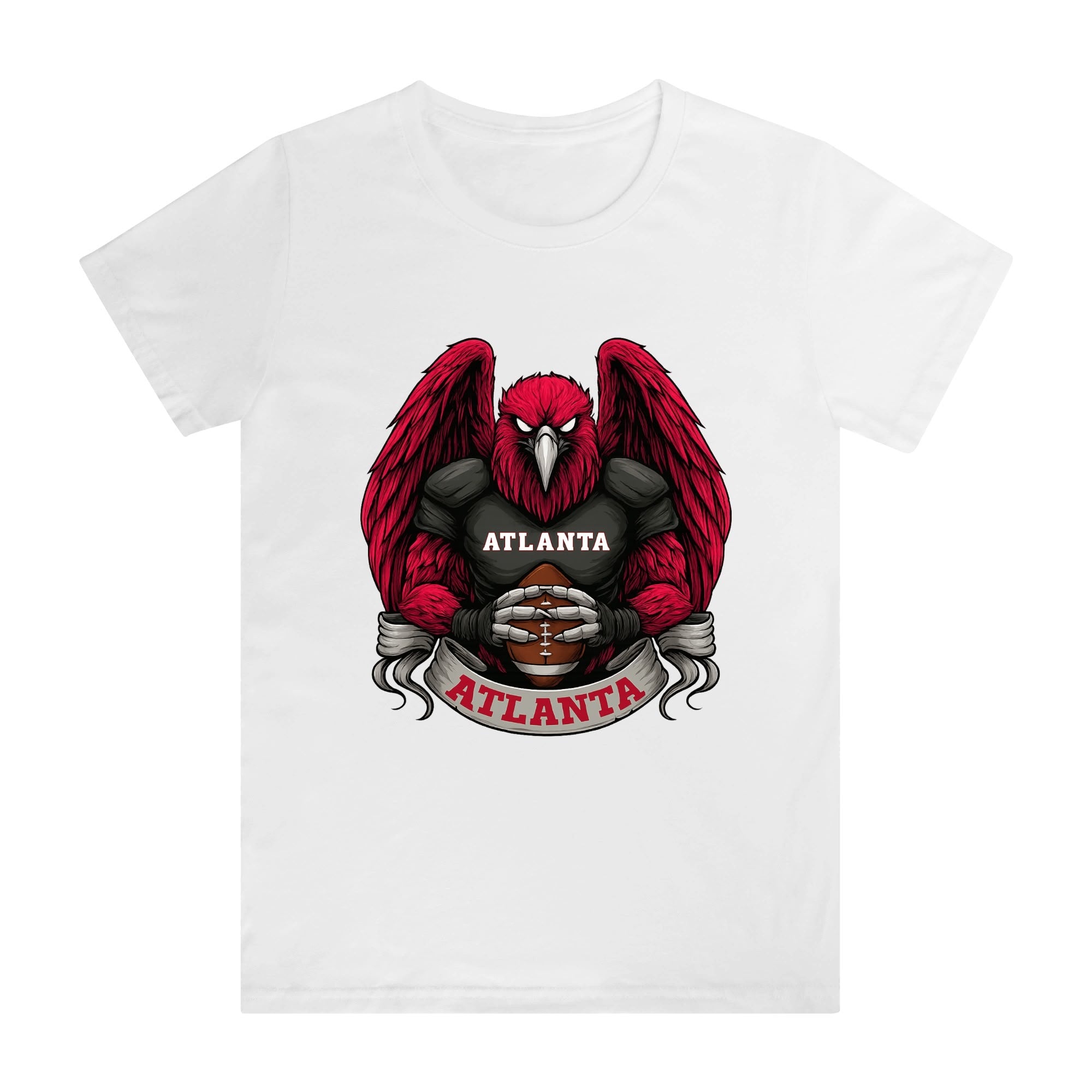 One Side Printed in US-Woman Crew neck T-shirts