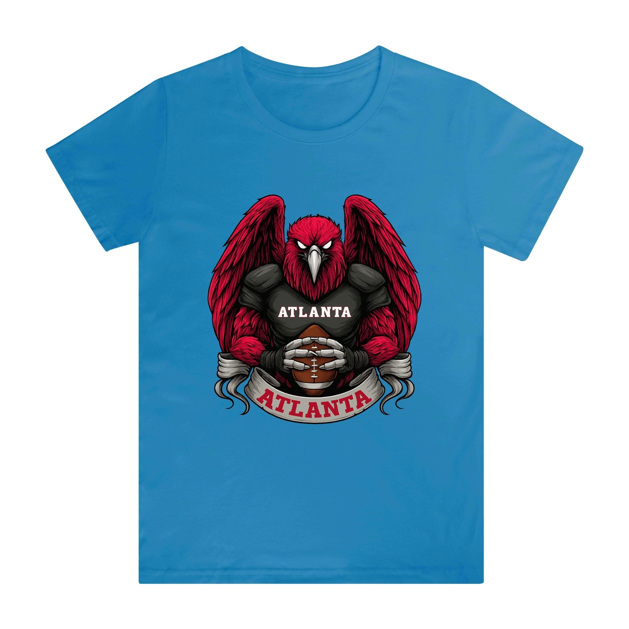 One Side Printed in US-Woman Crew neck T-shirts