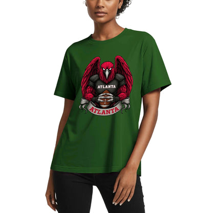 Atlanta  Football T-Shirt – Men’s Graphic Tee | Sports Fan Gift | Bold Red Bird Design | Game Day Apparel for Atlanta Fans