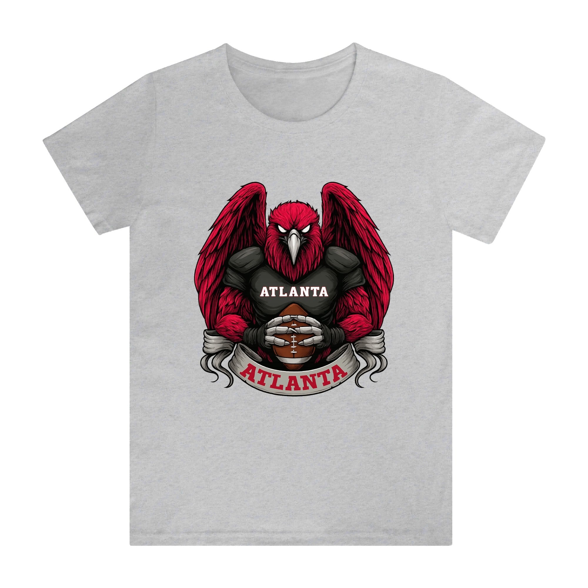 One Side Printed in US-Woman Crew neck T-shirts