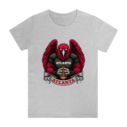 One Side Printed in US-Woman Crew neck T-shirts