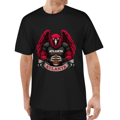Atlanta  Football T-Shirt – Men’s Graphic Tee | Sports Fan Gift | Bold Red Bird Design | Game Day Apparel for Atlanta Fans