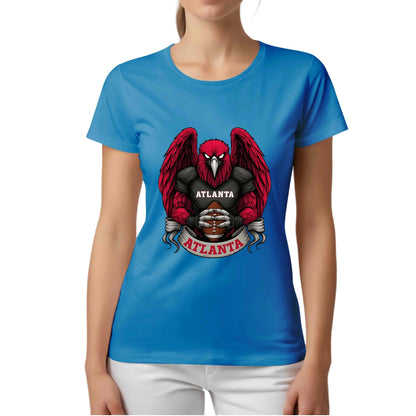 One Side Printed in US-Woman Crew neck T-shirts