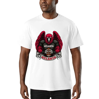 Atlanta  Football T-Shirt – Men’s Graphic Tee | Sports Fan Gift | Bold Red Bird Design | Game Day Apparel for Atlanta Fans