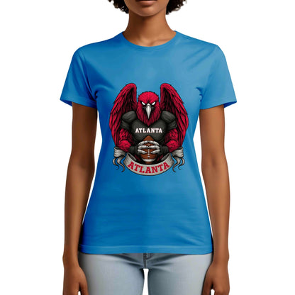One Side Printed in US-Woman Crew neck T-shirts