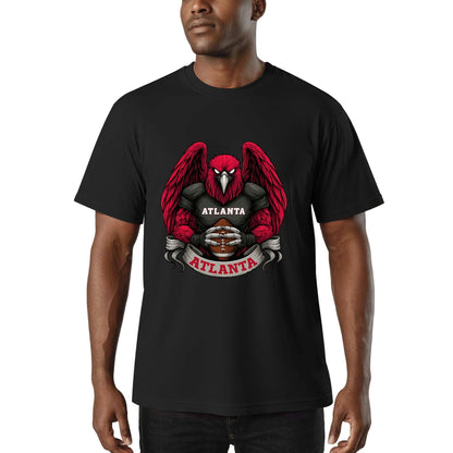 Atlanta  Football T-Shirt – Men’s Graphic Tee | Sports Fan Gift | Bold Red Bird Design | Game Day Apparel for Atlanta Fans