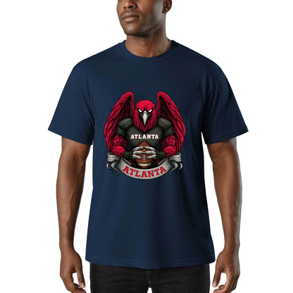 Atlanta  Football T-Shirt – Men’s Graphic Tee | Sports Fan Gift | Bold Red Bird Design | Game Day Apparel for Atlanta Fans