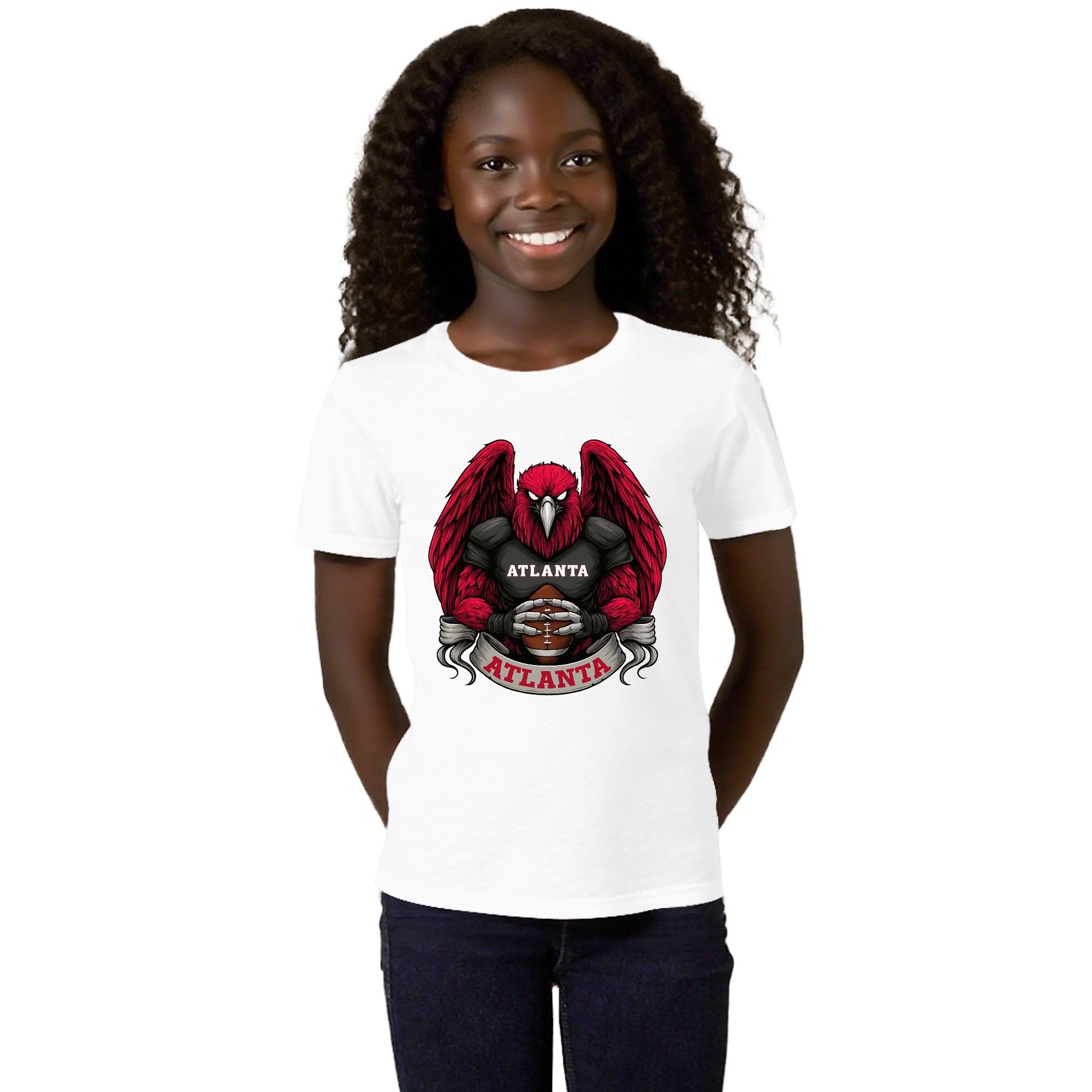 One Side Printed in US-Kids Crew neck T-shirts