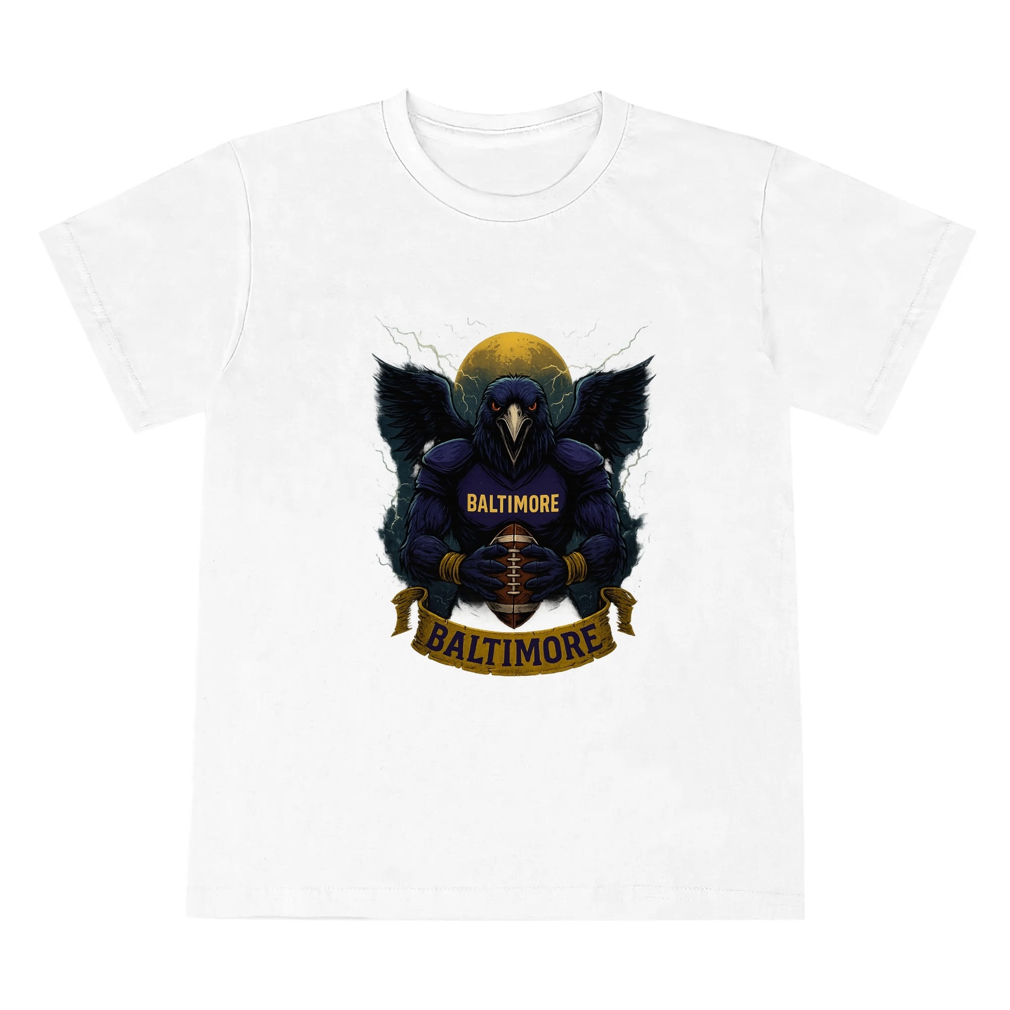 One Side Printed in US-Kids Crew neck T-shirts