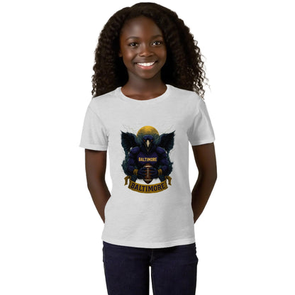 One Side Printed in US-Kids Crew neck T-shirts