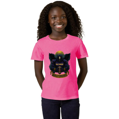 One Side Printed in US-Kids Crew neck T-shirts