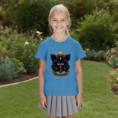 One Side Printed in US-Kids Crew neck T-shirts