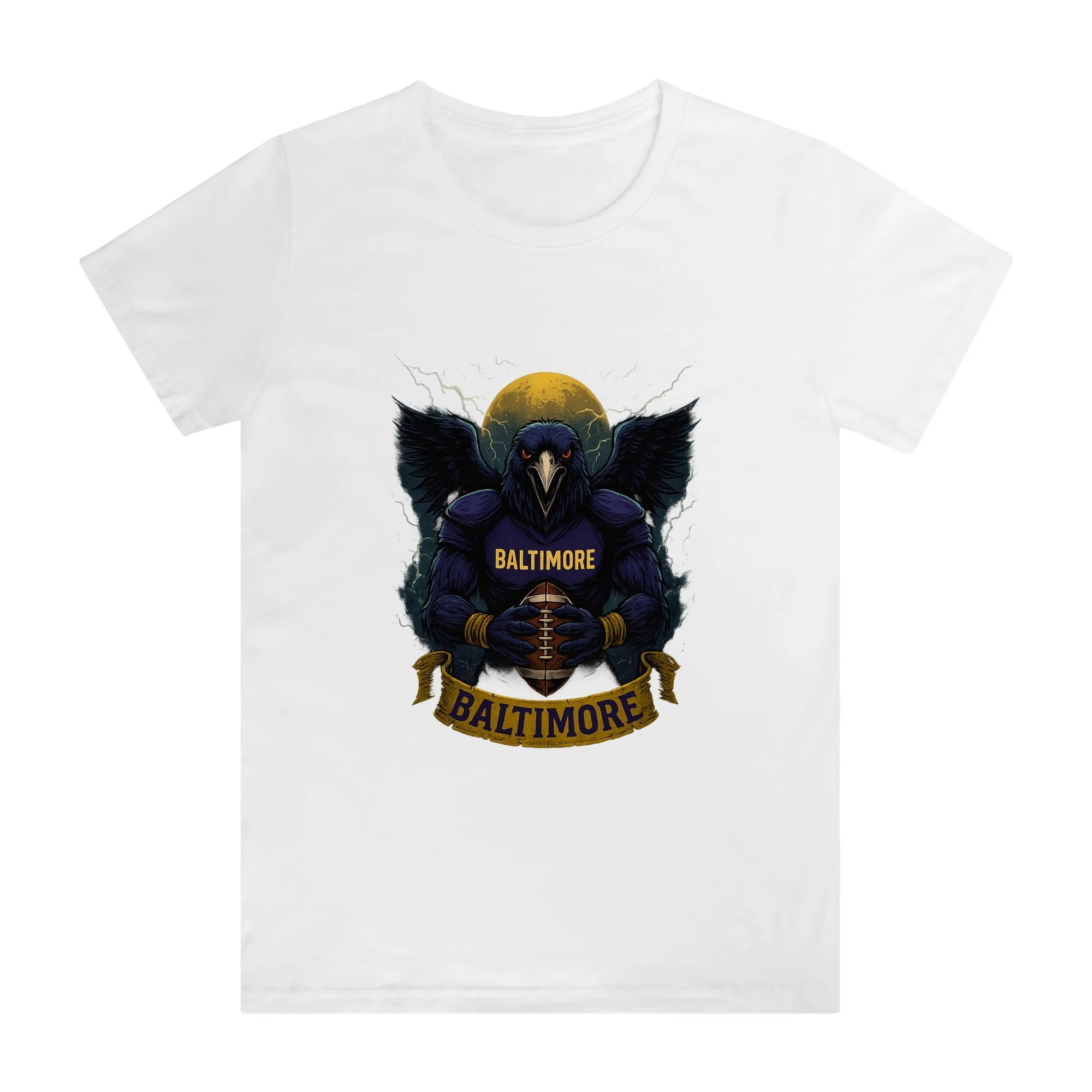 One Side Printed in US-Woman Crew neck T-shirts
