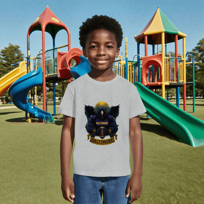 One Side Printed in US-Kids Crew neck T-shirts