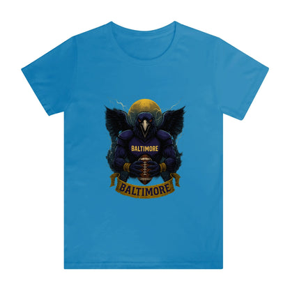 One Side Printed in US-Woman Crew neck T-shirts