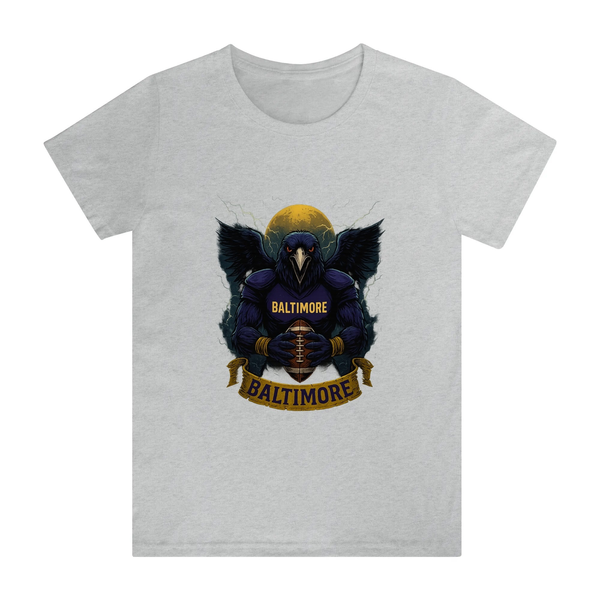 One Side Printed in US-Woman Crew neck T-shirts