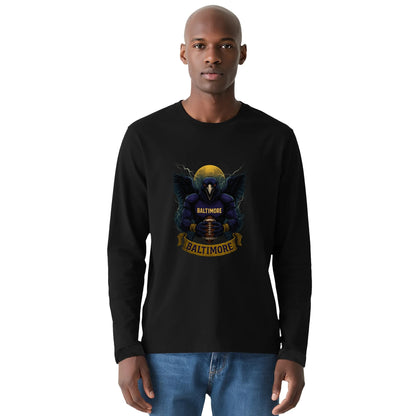 One Side Printed in US- Unisex Crew Neck Long Sleeve T-shirts