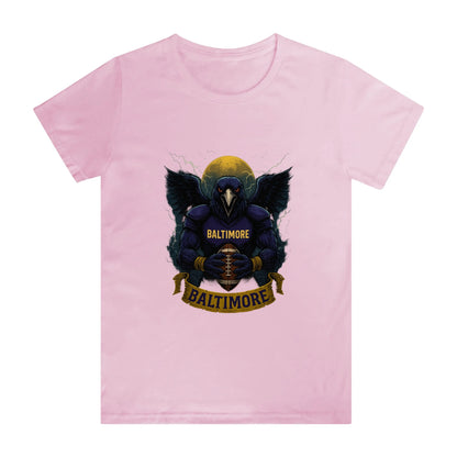 One Side Printed in US-Woman Crew neck T-shirts