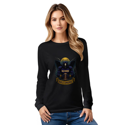 One Side Printed in US- Unisex Crew Neck Long Sleeve T-shirts