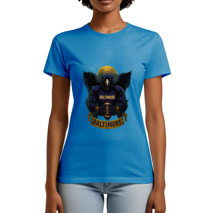 One Side Printed in US-Woman Crew neck T-shirts