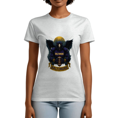 One Side Printed in US-Woman Crew neck T-shirts