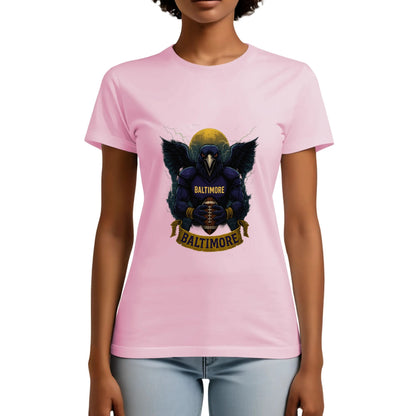 One Side Printed in US-Woman Crew neck T-shirts