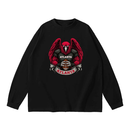 One Side Printed in US- Unisex Crew Neck Long Sleeve T-shirts