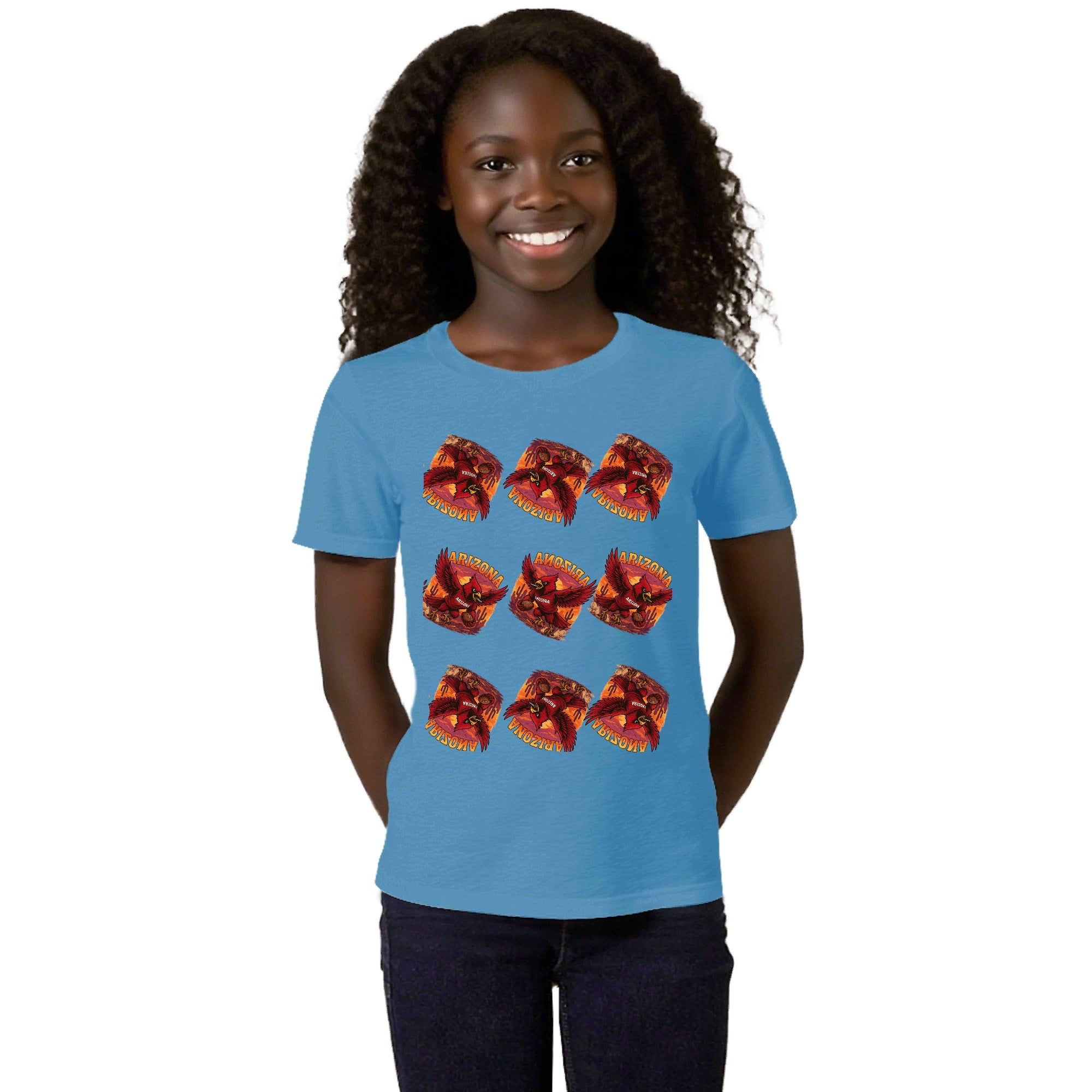One Side Printed in US-Kids Crew neck T-shirts