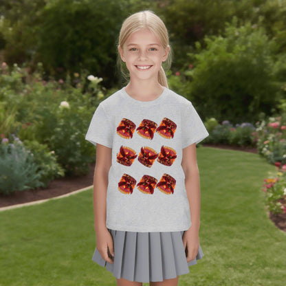 One Side Printed in US-Kids Crew neck T-shirts